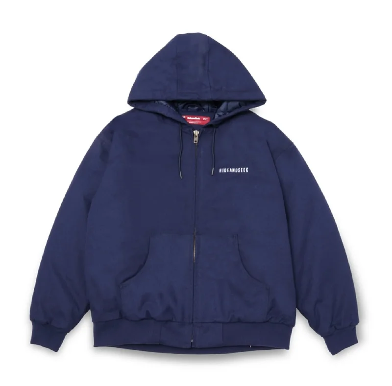 Zip Hooded Work Jacket