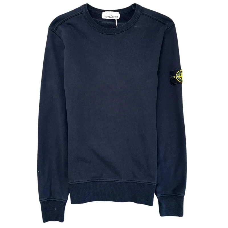 Men's Applique Logo Sweatshirt Navy Size S