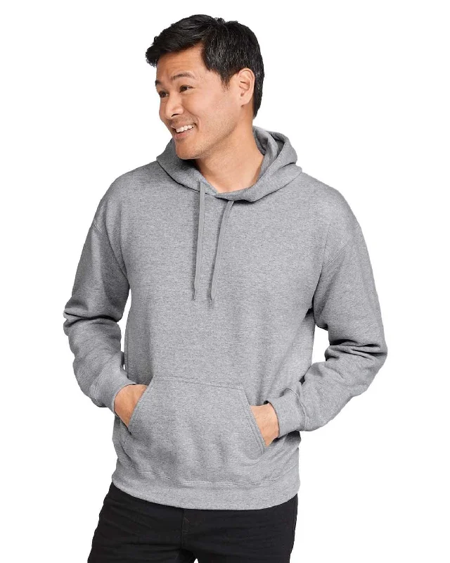 Gildan Softstyle Fleece Pullover Hooded Sweatshirt | Rs Sport Grey