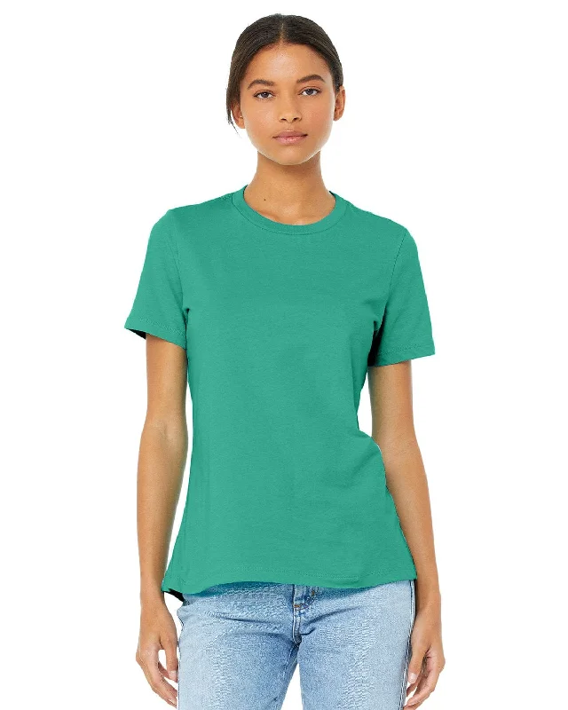 Bella+Canvas Ladies Relaxed Short Sleeve Jersey T-Shirt | Teal