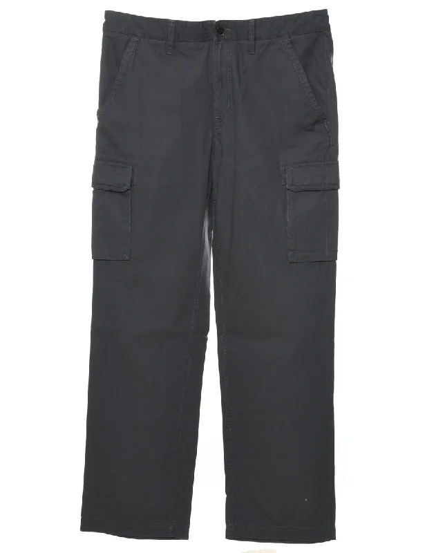 Dark Grey Lee Cargo Trousers - W36 L32