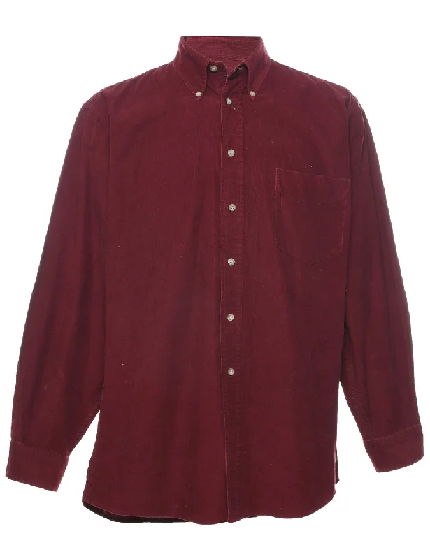 Corduroy Red Shirt - M