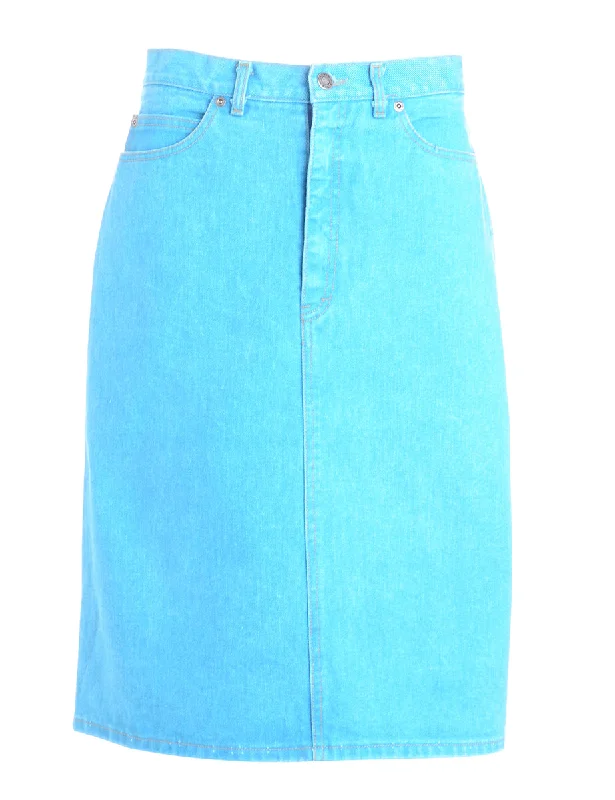 Denim Pencil Skirt