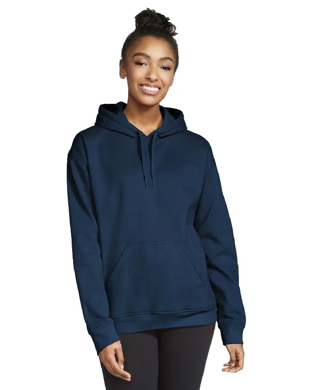 Gildan Softstyle Fleece Pullover Hooded Sweatshirt | Navy