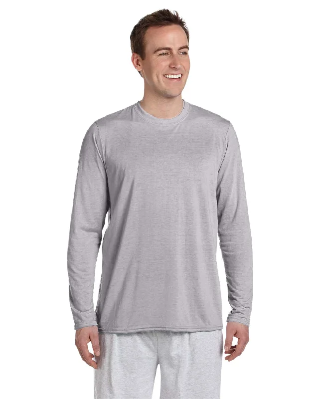 Gildan 4.5 oz. Performance Long Sleeve T-Shirt | Sport Grey