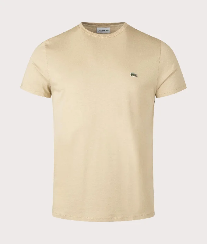 Pima Cotton Croc Logo T-Shirt